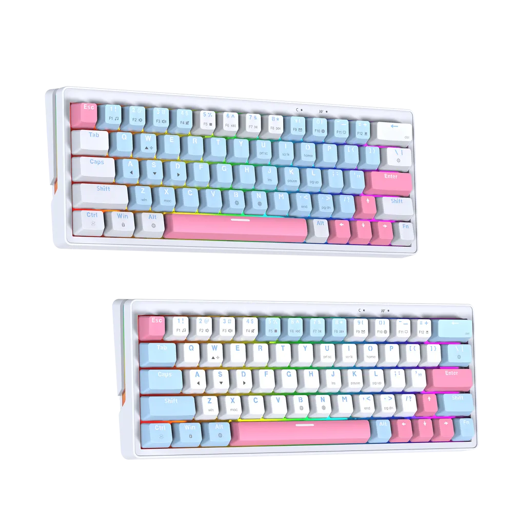 ATOM X63 MK611 keyboard Mechanical Gaming Hotswap 3 Pin